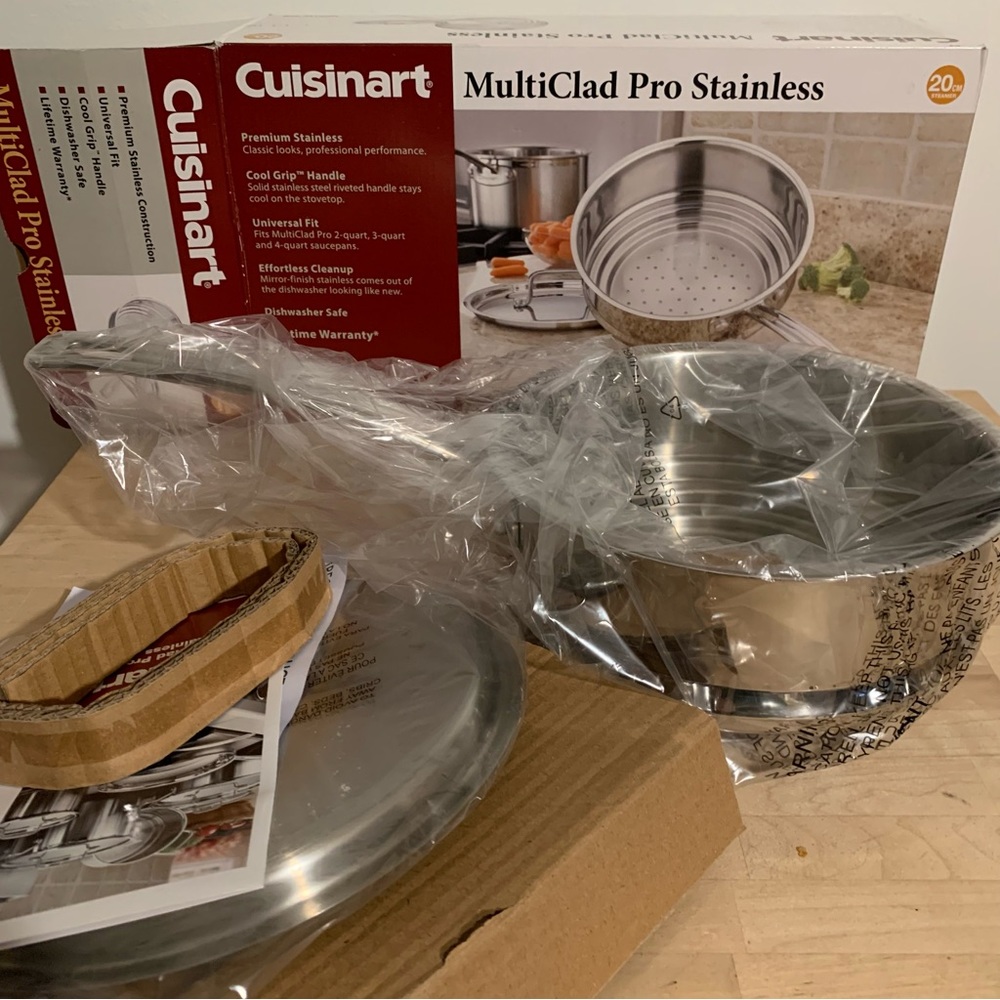 Cuisinart NIB Multiclad Pro Stainless Steamer - Picture 7 of 8